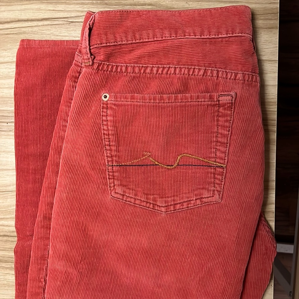 7 for all man kind corduroy pants.